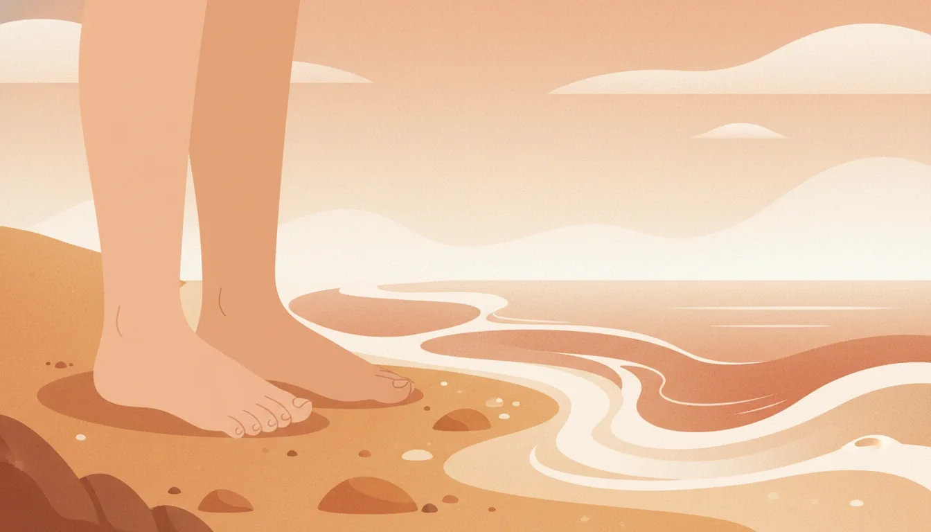 Grounding for anxiety illustration