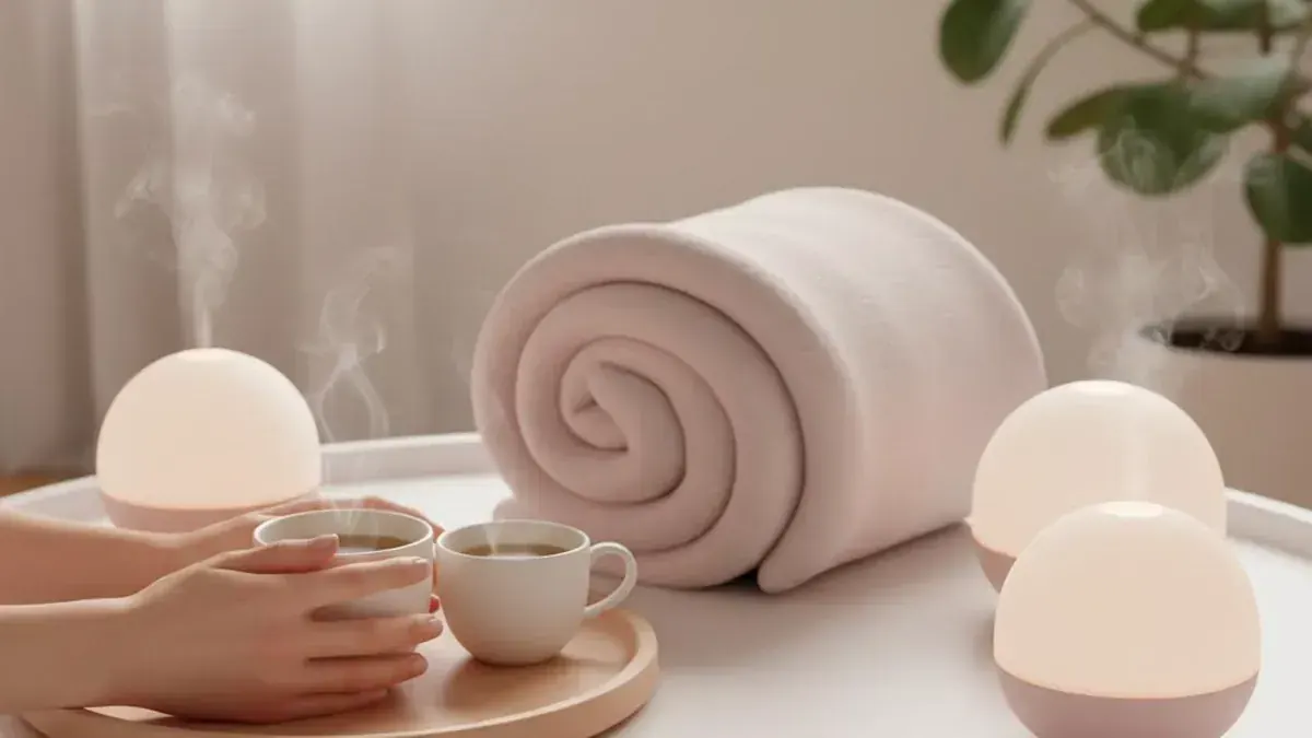 Daily calm ritual illustration