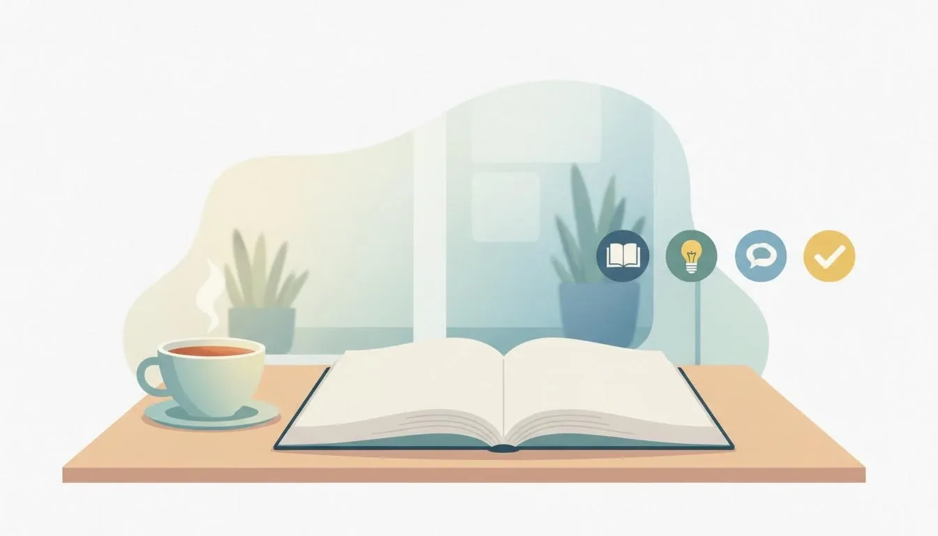 Exam calm kit illustration