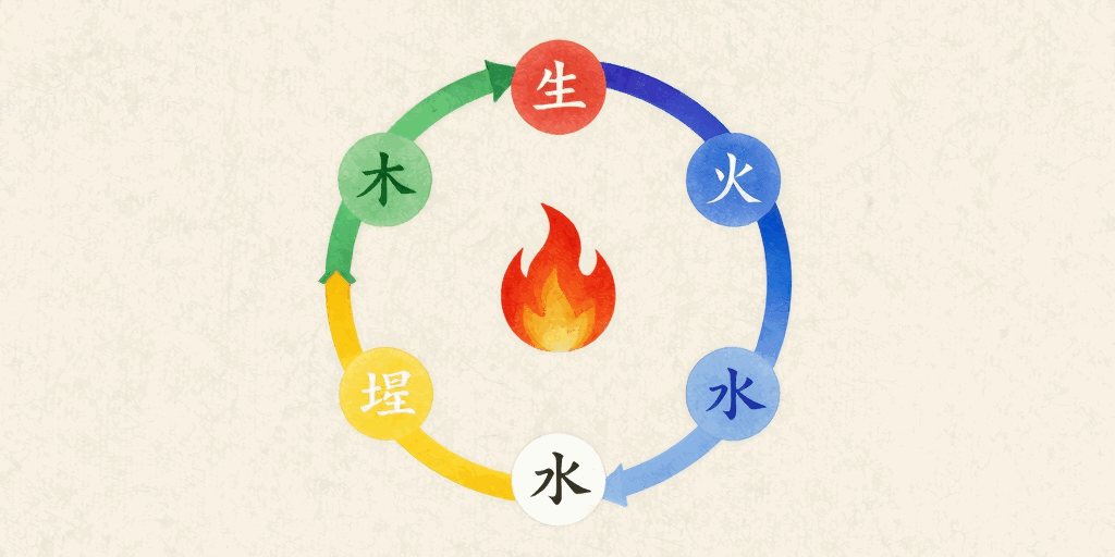 Five Elements balance illustration