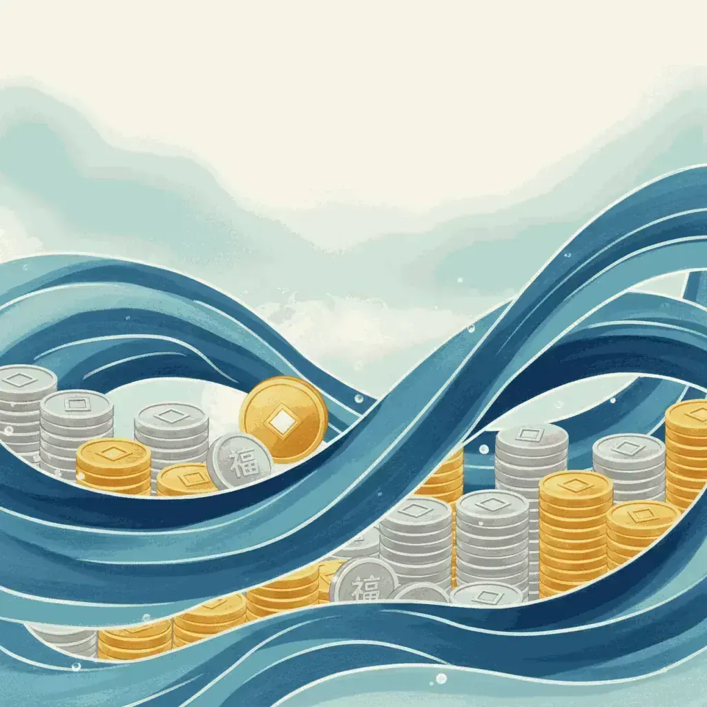 水元素现金流与灵活性图