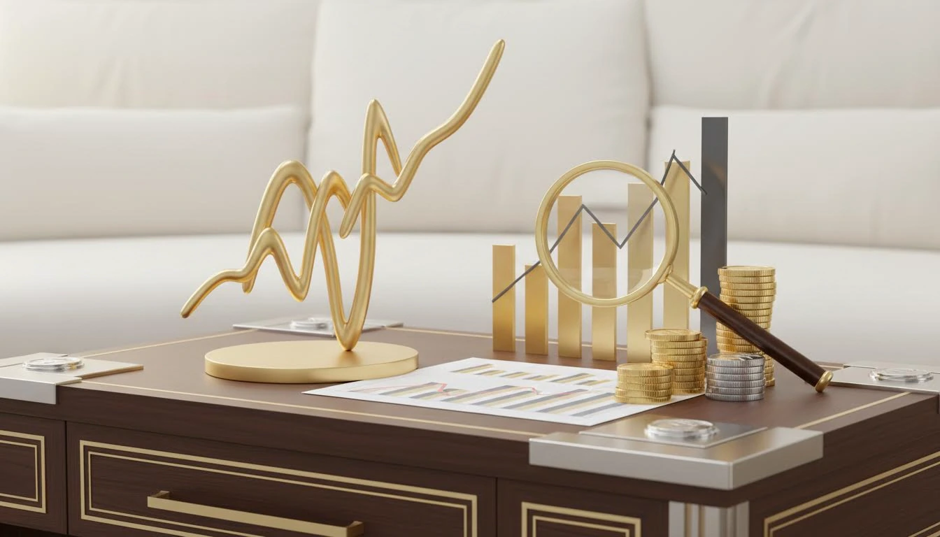 Gold energy and investment clarity illustration